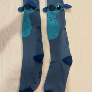 Disney Blue Stitch Character Socks